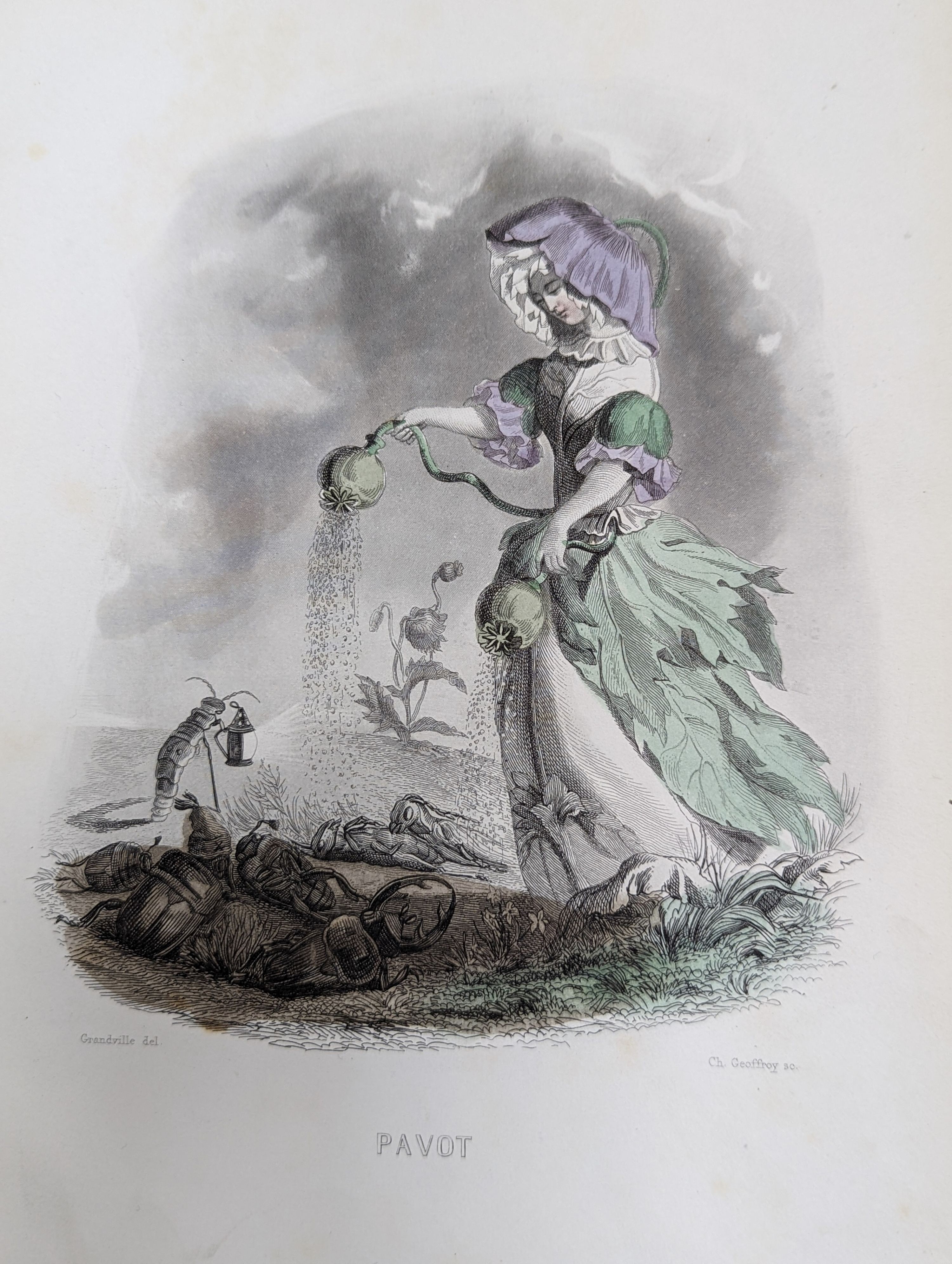 A folio of assorted antique prints
